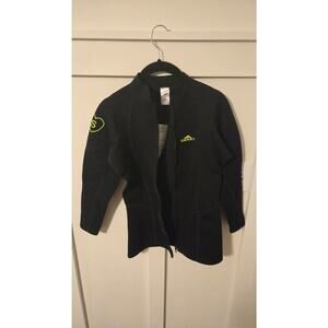 SBART Women's 2mm Neoprene Wetsuit Jacket Front Zip Long Sleeve Diving Top Black